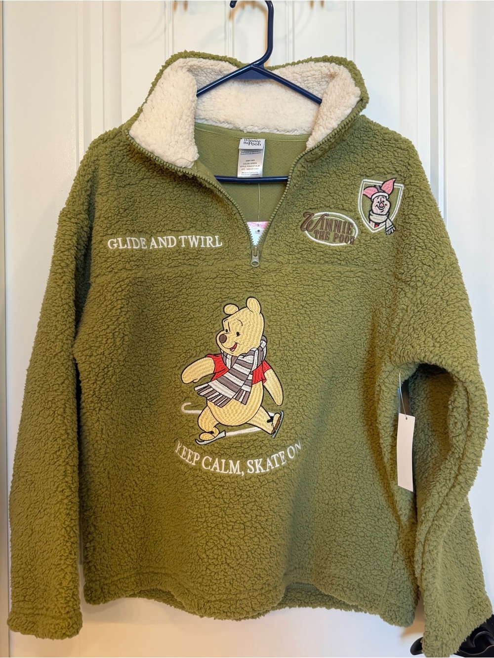 Disney Winnie the Pooh Teddy 1/4 Zip Pullover